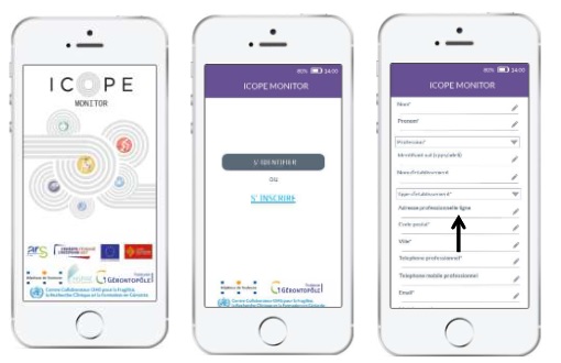 application ICOPE Monitor