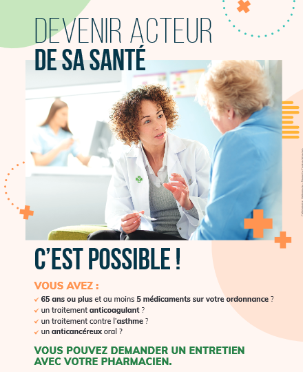 affiche de communication pour les entretiens pharmaceutiques